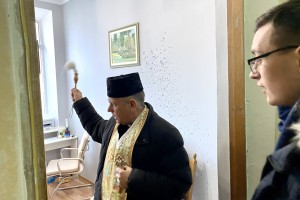 Хористи духовної семінарії відвідали Дрогобицьку РДА з нагоди закінчення циклу Різдвяних свят