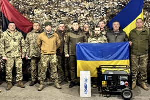 Начальник Дрогобицької РВА Степан Кулиняк відвідав наших оборонців на фронті, передавши необхідну військову амуніцію