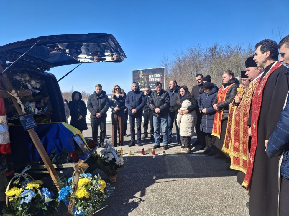 Дрогобиччина прощається з Героєм Юрієм Хомином